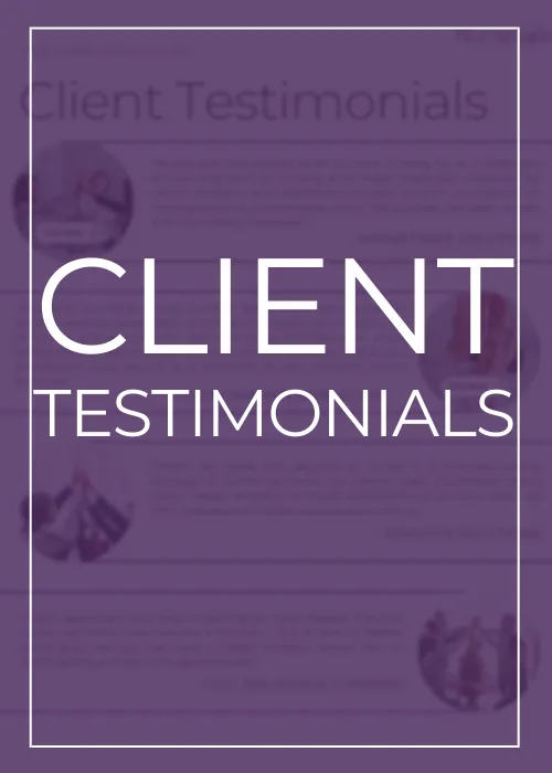 Numeracle's Client Testimonials Handout